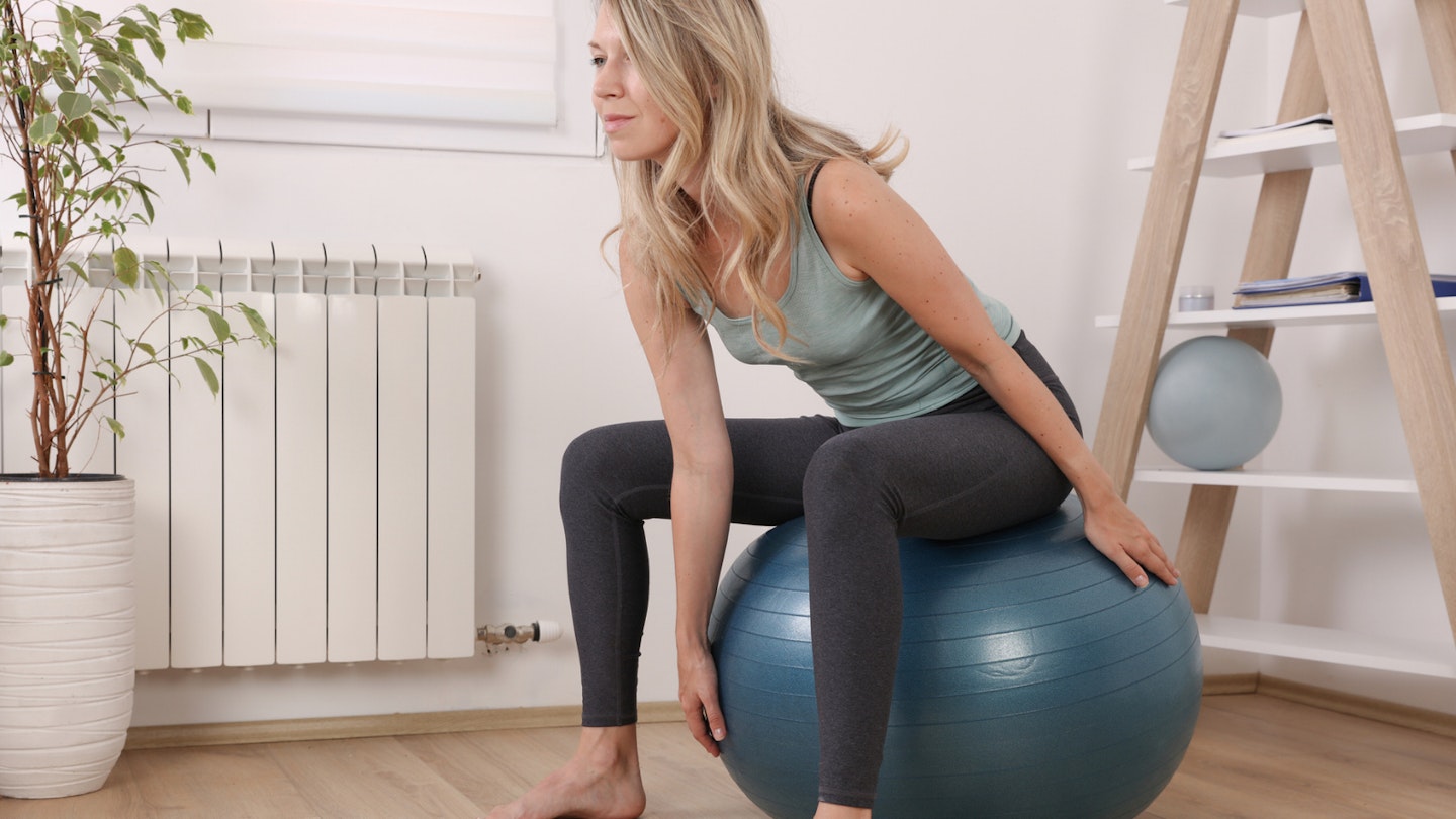 Pelvic floor exercises with small ball hot sale